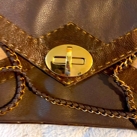 VTG CARLA MANCINI STUNNING LEATHER LUXURY BOUTIQUE BAG NWOT- - Picture 2 of 16